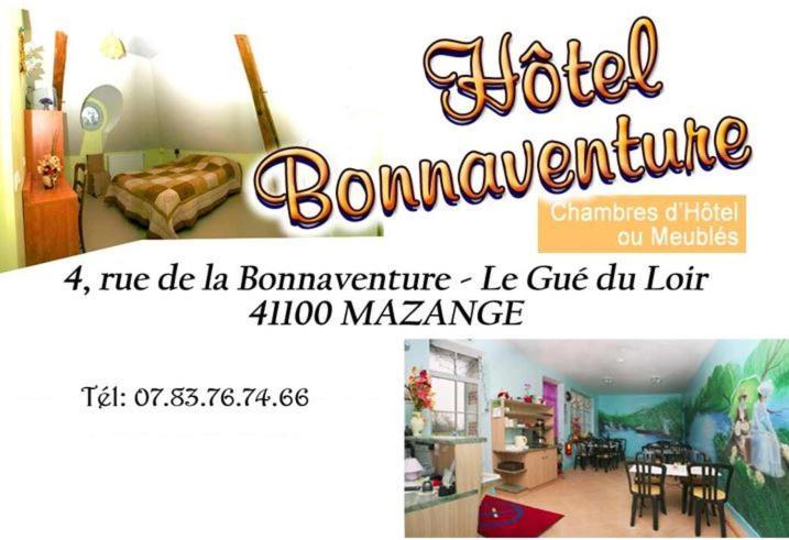 Hotel De La Bonnaventure Mazange Bagian luar foto
